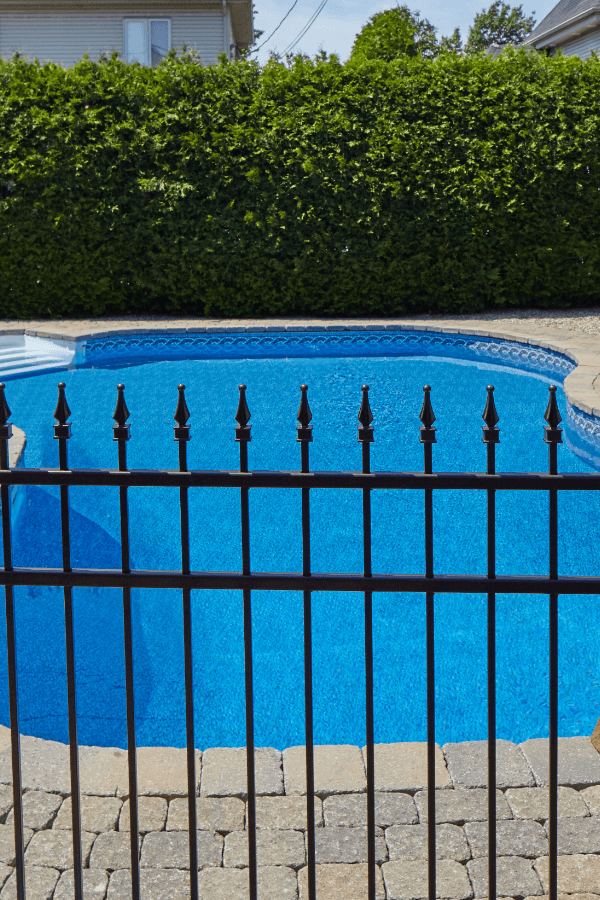 example of a Aluminmum privacy fence in Slidell Louisiana